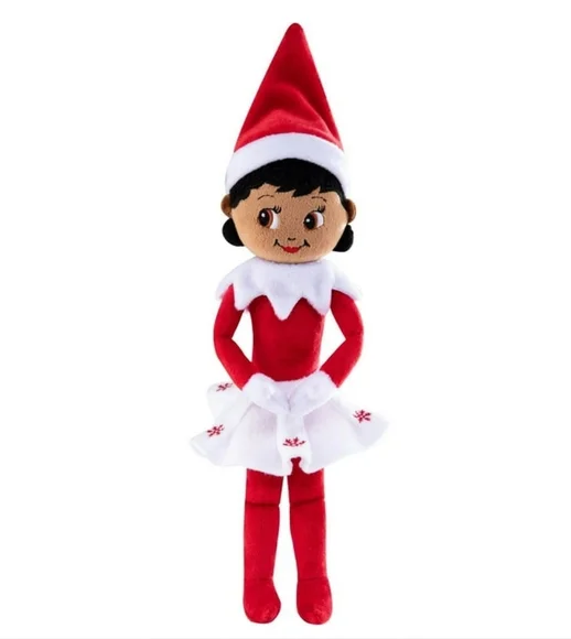 The Elf On the Shelf Snuggler Girl - Dark Tone - Small Plush Toy 12" - Picture 2 of 2